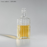 Bouteilles en verre personnalisées en gros avec bouchon à vis pour la vodka, le whisky, la tequila, les spiritueux, les liqueurs - Nouveauté