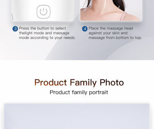 Pemijat pengencang wajah leher, perangkat penguat usia, pemijat dan pengencang wajah Leher untuk menghilangkan keriput - Product Image 5