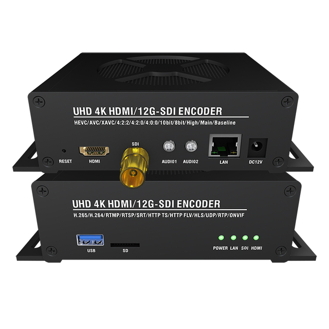 Dibview OTV-4KHS H.265 UHD H264 4K 60fps HDM-compatible SDI to IPTV Live Streaming Facebook Youtube Encoder With Recording