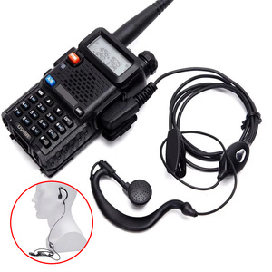Écouteurs filaires bon marché ETA-001 avec crochet d'oreille, micro pour guide touristique, kit spécialisé pour talkie-walkie de type K universel, écouteur avec clip - Product Image 1