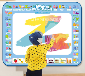 Lienzo de dibujo al agua transfronterizo para niños de 4 a 6 años, tablero de pintura a base de agua estilo álbum, manta de garabatos colorida para agua - Product Image 2