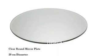 <span class=keywords><strong>Plateau</strong></span> miroir biseauté pour <span class=keywords><strong>décoration</strong></span> intérieure, 20, 25, 30, 35, 40, 50 cm, rond ou carré, pour bougies, centres de table de mariage - Product Image 3
