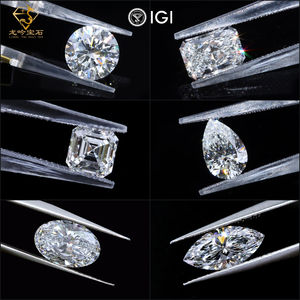 เพชรเลี้ยงในห้องปฏิบัติการ 1 กะรัต 2 กะรัต 3 กะรัต 5 กะรัต ได้รับการรับรองจาก IGI สี DEF ความสะอาด VS VVS รูปทรงแฟนซี เพชร HPHT CVD เพชรหลวม เพชรเลี้ยงในห้องปฏิบัติการ - Product Image 1