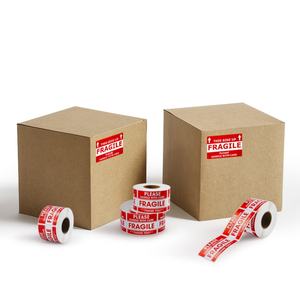 Etiquetas de Advertencia y Frágiles de Primera Calidad a Precio de Mayoreo, Etiquetas Rojas Personalizadas Impermeables para Envío de Vasos de Vidrio - Product Image 6