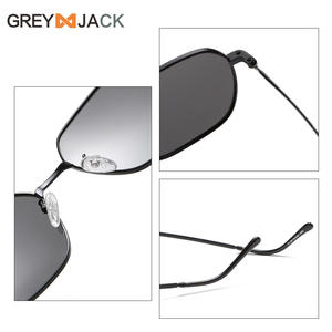 Gafas de sol polarizadas Greyjack para hombre, montura metálica, lentes TAC, protección UV400, para conducir, pescar, hacer excursiones, ciclismo, moda - Product Image 3
