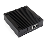 Mini-ordinateur multifonctionnel NAS conçu pour le module de calcul Raspberry Pi 4 stockage en réseau double emplacements de lecteur à semi-conducteurs