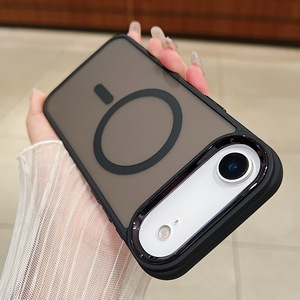 Nouvelle coque pour iPhone 17 avec finition mate douce au toucher et absorption magnétique pour 16/15/14, dotée d'un anneau de lentille électroplaqué - Product Image 4