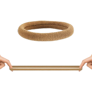 100 pièces <span class=keywords><strong>de</strong></span> bandeaux en nylon pour cheveux, couleurs naturelles, simples, sans couture, haute élasticité, anneaux en caoutchouc pour cheveux, ne blessent pas les cheveux, anneau <span class=keywords><strong>de</strong></span> serviette - Product Image 2