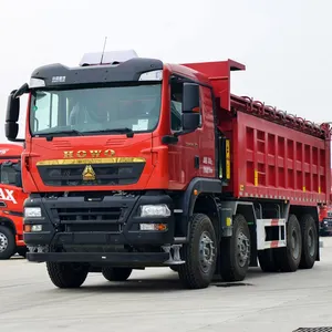 Used 8x4 Brand New Refurbished Howo Dump Truck Diesel High Quality Tipper Truck For Sale Price