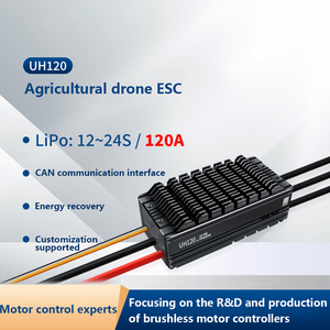 Controlador Electrónico de Velocidad (ESC) UH120 12-24S 120A para Drones, 1050us-1940us, con Soporte RS-485 para Drones Industriales Grandes - Product Image 2