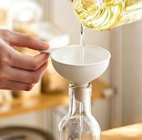 Entonnoir en plastique pratique avec poignée, outil polyvalent pour huile, sauces, céréales, condiments, liquides et solides, usage domestique – Offre spéciale