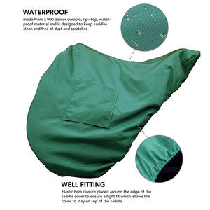 Funda de sillín de montar a caballo personalizada, cubierta de sillín ecuestre resistente al agua, forro polar transpirable, duradera - Product Image 2