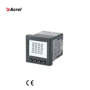 Acrel AMC72L-E4 Bảng Điều Khiển Ba Pha Màn Hình LCD Đồng Hồ Đo Năng Lượng Với RS485 Để Theo Dõi Năng Lượng Bốn Góc