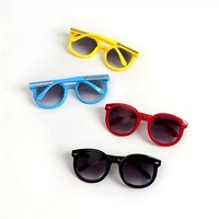 LHKS1101 Lunettes de soleil rondes mignonnes de bonne qualité pour enfants, vente en gros pour filles et garçons