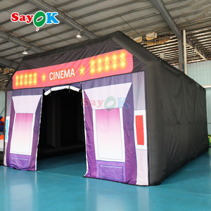 Carpa de <span class=keywords><strong>Cine</strong></span> Inflable Portátil para Exteriores, para Jardín, Eventos, Fiestas, Alquiler Comercial - Product Image 2