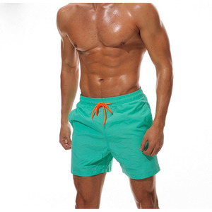 Short de gym kaki pour homme Short d'entraînement respirant en pur coton Fermeture à la taille élastique à séchage rapide Logo personnalisé décontracté grande taille - Product Image 5