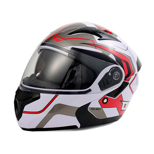 Casque de <span class=keywords><strong>moto</strong></span> intégral modulaire 2026 à prix réduit, en ABS haute densité, avec double visière en PC anti-rayures, certifié DOT, équipement de protection - Product Image 3
