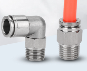Raccords pneumatiques à connexion rapide, neufs et originaux, en acier inoxydable de taille moyenne, pour tubes en PU/nylon - Connexion rapide pour l'air - Product Image 4
