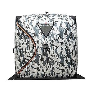 Tentes <span class=keywords><strong>de</strong></span> pêche pliables portables d'hiver, chaudes et coupe-vent, épaissies, pour la pêche sur glace, le <span class=keywords><strong>ski</strong></span> et le change <span class=keywords><strong>de</strong></span> vêtements, capacité 2-3 personnes - Product Image 2
