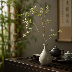 High Quality Artificial Silk Cloth Baby Breath <b>Branch</b> Artificial Green Baby Breath <b>Branch</b> <b>for</b> Wedding Party Home <b>Decoration</b> - Product Image 1