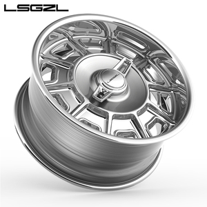 Velg Alloy Custom LSGZL Ukuran Khusus Model Staggered High 2-piece 5x114.3 20 21 22 24 26 Inch Velg Aluminium Custom - Product Image 2