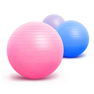 Wholesale PVC Yoga <strong>Ball</strong> for Fitness <strong>Exercise</strong> <strong>Custom</strong> <strong>Logo</strong> with Pump - Product Image 1