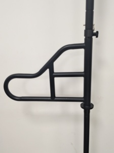 Barre d'appui du sol au plafond pour personnes <span class=keywords><strong>âgée</strong></span>s, poteau de sécurité à fixation par tension avec poignée pivotante courbée, poteau d'aide au transfert et à la station debout - Product Image 4