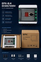 Système solaire extérieur étanche IP65 EPEPRO 1-String avec boîtier de combinaison PV et disjoncteur DC1000V