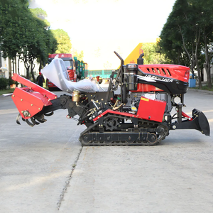 Agricultural Equipment Mini <b>Cultivator</b> Rubber Track Multipurpose High Power Mini Farm Machine Crawler Tractor - Product Image 5
