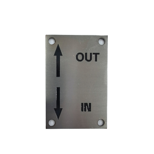 Customized 1mm Thick Eco-Friendly Stainless Steel 304 Metal Sign Letter and Logo Etched Tag Party Promotional Engraved Tag