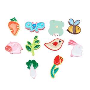 Composants en résine personnalisables pour accessoires de téléphone, broches et épingles à cheveux, motifs de dessin animé, famille, mignons, DIY, crème, gel, faits <span class=keywords><strong>maison</strong></span> - Product Image 6