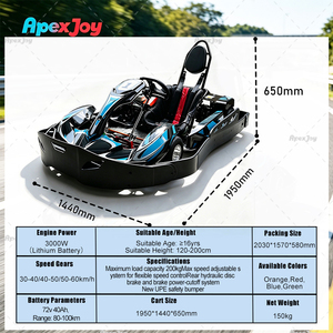 ApexJoy RACE Sport 3000W para Adultos, 60 km/h, 100 km de Autonomía, Modelo Más Vendido, Precio de Fábrica al por Mayor - Product Image 3