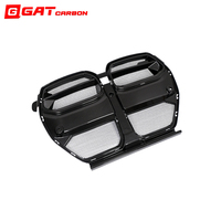 Grille avant en fibre de carbone sèche style ALP avec grille avant en maille pour BMW M3 M4 G80 G82 G83 2021+