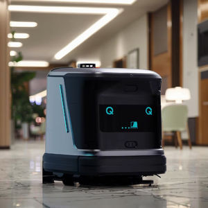 روبوت تنظيف تجاري ذكي كبير مع تحكم عبر التطبيق وشحن تلقائي، يغطي مساحة 5000 قدم مربع، مزود بنظام ملاحة LDS وSLAM، يوفر وظائف الشفط والمسح والفرك، سعة 8 لتر - Product Image 1