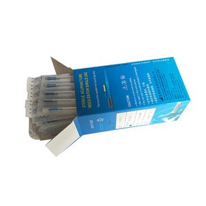 Agujas de Acupuntura Estériles Huanqiu, 100 Piezas, de Acero Inoxidable Desechables de un Solo Uso con Funda - Product Image 2