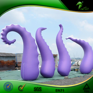Flotador inflable personalizado de PVC para <span class=keywords><strong>piscina</strong></span>, pulpo tentáculo, calamar, brazos de pulpo, decoración de iluminación LED - Product Image 2