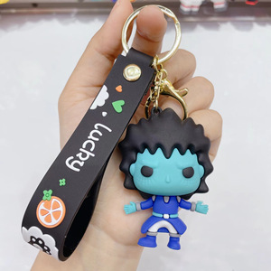 Cool Anime <span class=keywords><strong>FAIRY</strong></span> <span class=keywords><strong>TAIL</strong></span> Silicone porte-clés créatif dessin animé sac à dos pendentif en caoutchouc Figure porte-clés en gros - Product Image 6