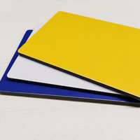Panneau composite en aluminium Alucobond de 4 mm, revêtement PE, PVDF, pour revêtement mural extérieur, décoration de façade