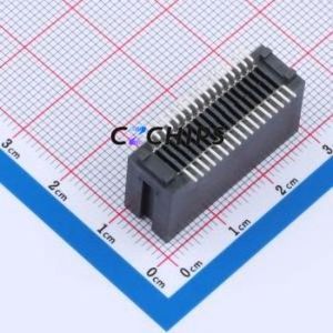 HEV34LP03BK Gold Finger <b>Connector</b> SMD,P=1.27mm <b>Connector</b> ( <b>Connector</b> Type: EDGE SLOT )( Pitch: 1.27mm )( Total PIN Count: 34P ) - Product Image 2