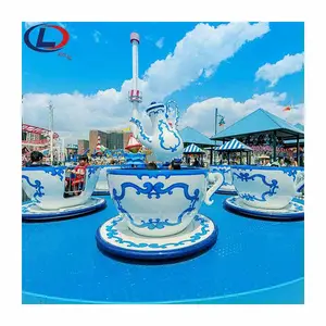 Amusement Park Rides Trailer Mounted Carnival Game Outdoor Playground Tea Coffee Cup Rides for sale