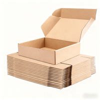 Vente en gros de boîtes postales pour avion, carton ondulé recyclable rigide résistant à haute résistance gaufrage pour emballage