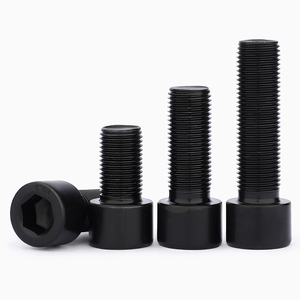 Perno hexagonal negro con cabeza de tornillo, métrico, completamente roscado, para fijación industrial - Product Image 3