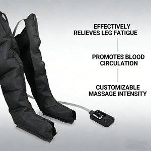 Masajeador Eléctrico de Pies y Piernas con Botas de Compresión de Aire, Acupuntura y Calor para Aliviar Esguinces Articulares y Aliviar el Dolor por Fatiga Muscular - Product Image 2