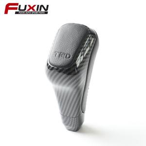 Pommeau de levier de vitesse pour Toyota 4Runner Tundra, en cuir avec surpiqûres rouges, design ergonomique - Product Image 3