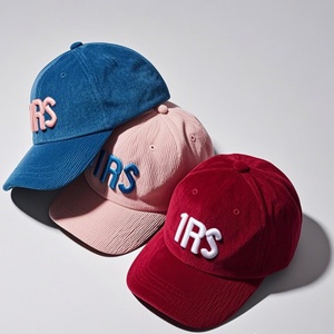 Gorra de Béisbol Unisex Personalizada de Pana, Estilo Vintage, Color Sólido, 5 Paneles, Ajustable, Deportiva, para Viajes al Aire Libre - Product Image 3