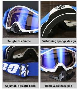 Lunettes de motocross personnalisées en gros - Lunettes anti-buée, anti-poussière, anti-vent pour moto, VTT, course MX - Product Image 5
