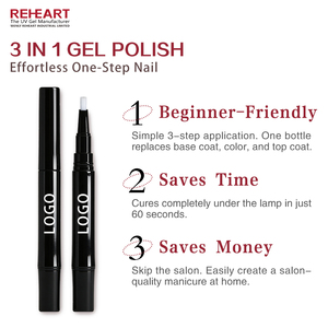 REHEART 2026 Nuevo Esmalte de Uñas en Gel de un Solo Paso, No Necesita Base ni Capa Superior, <span class=keywords><strong>3</strong></span> en 1, Esmalte Magnético UV LED Removible - Product Image 3