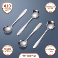 Ensemble de couverts légers en acier inoxydable miroir pour hôtels et restaurants – Couteau, fourchette, cuillère – Vaisselle pour service de table et traiteur