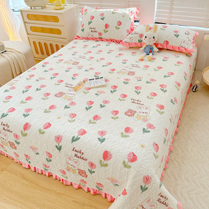 <span class=keywords><strong>Copriletto</strong></span> stampato floreale morbido traspirante di alta qualità <span class=keywords><strong>copriletto</strong></span> <span class=keywords><strong>singolo</strong></span>/Queen/King Size + 2 pezzi di lenzuola federa - Product Image 5