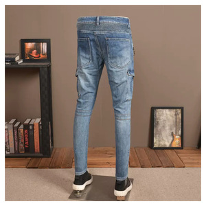 Jeans de Motociclista Ajustados para Hombre, con Múltiples Protecciones, Pantalones para Motociclismo - Product Image 2